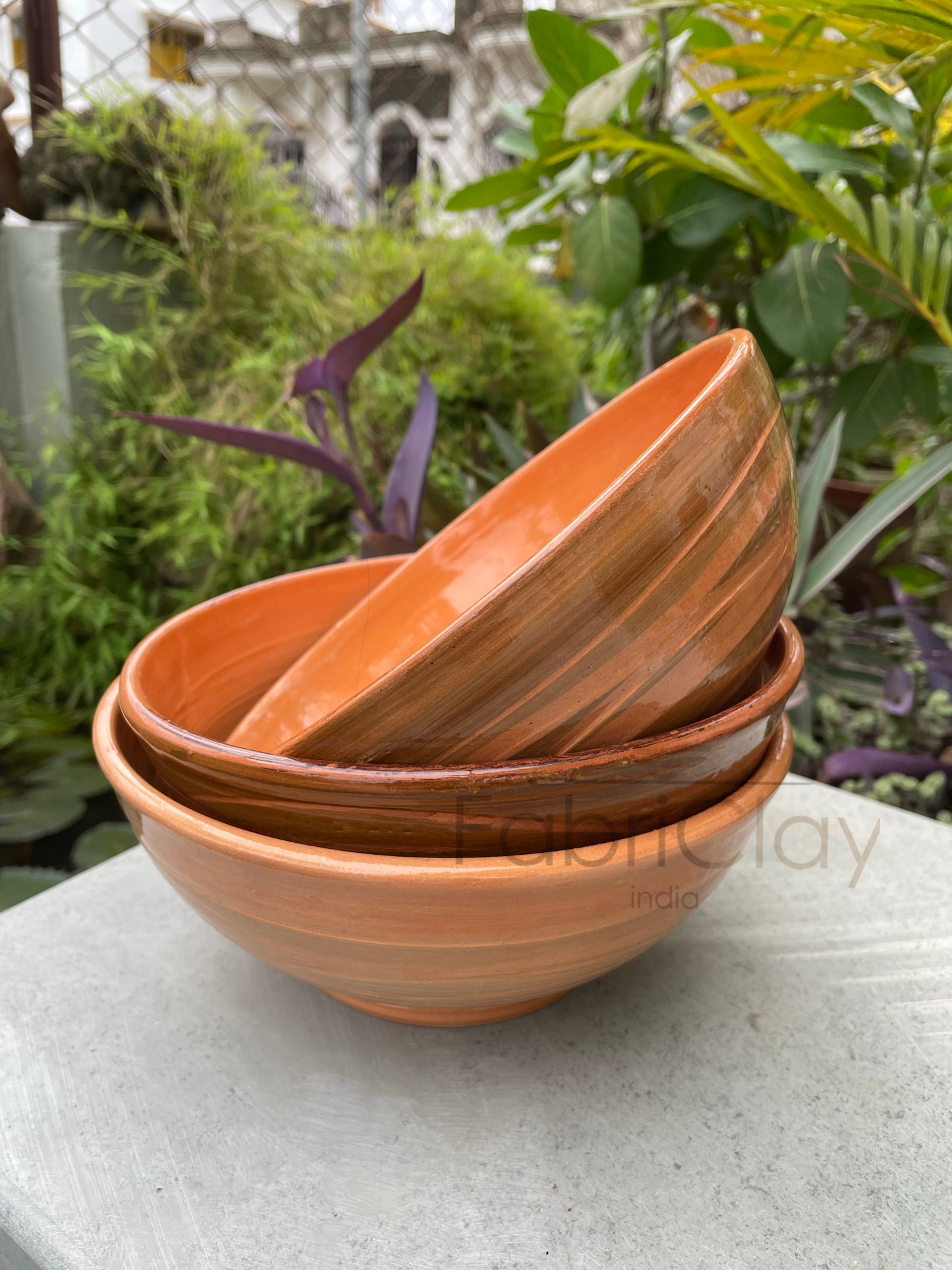 Stoneware serving bowl (sets of 3)