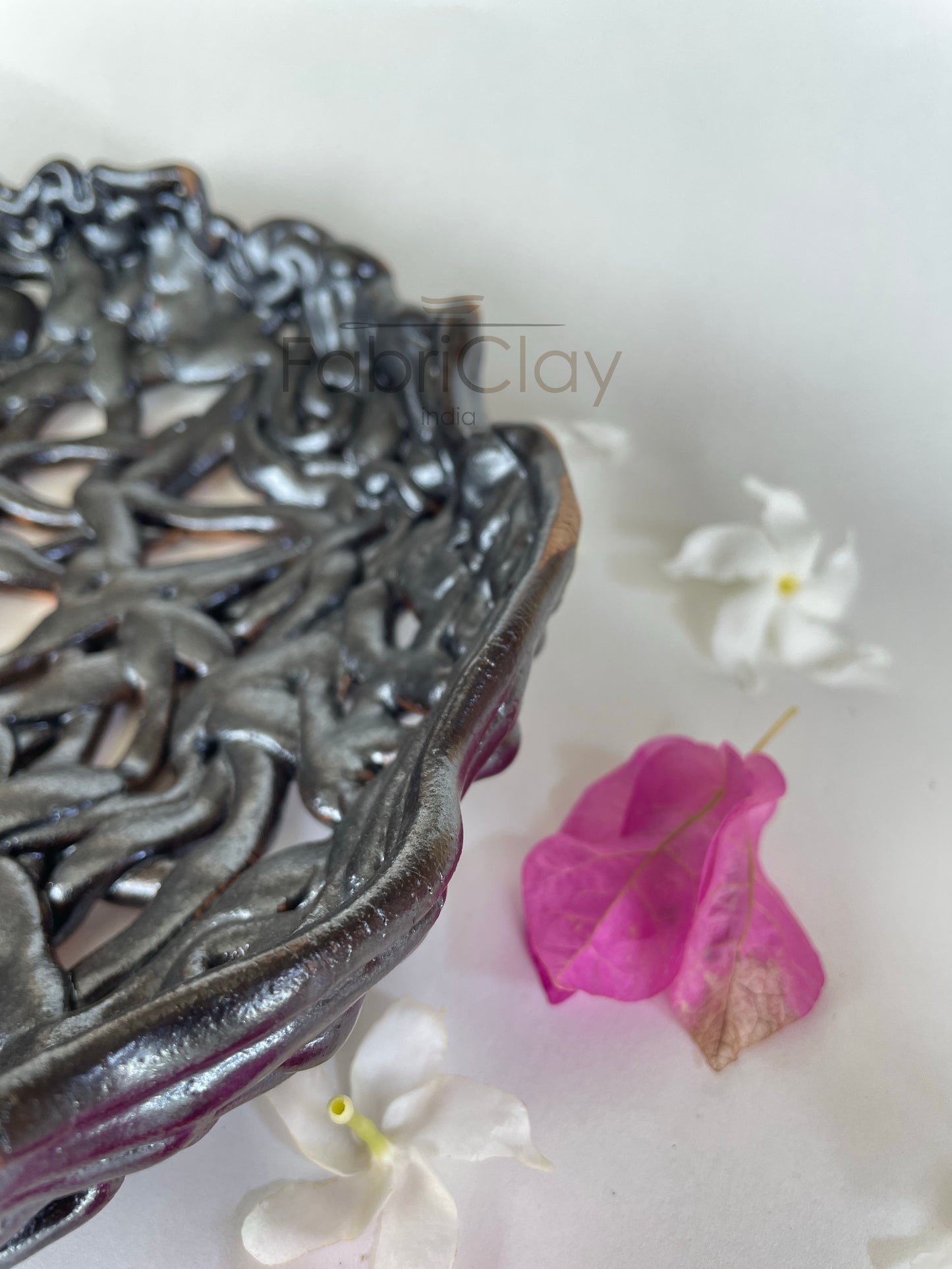 Clay coil fruits basket